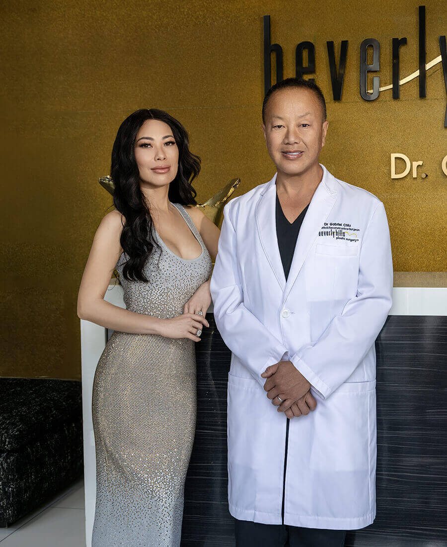 Dr. Chiu in lab coat