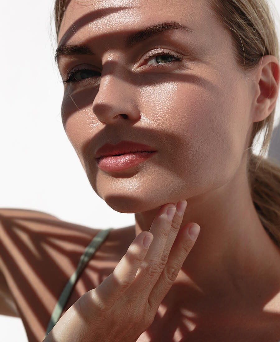 Young woman in the sun