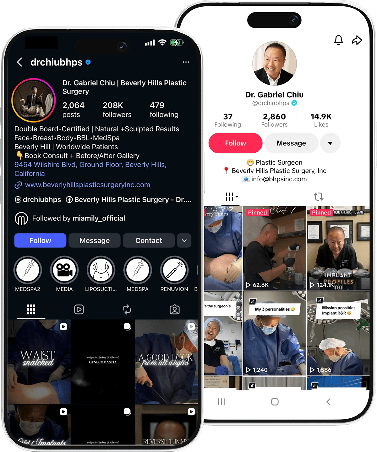 Dr. Chiu's social media feed