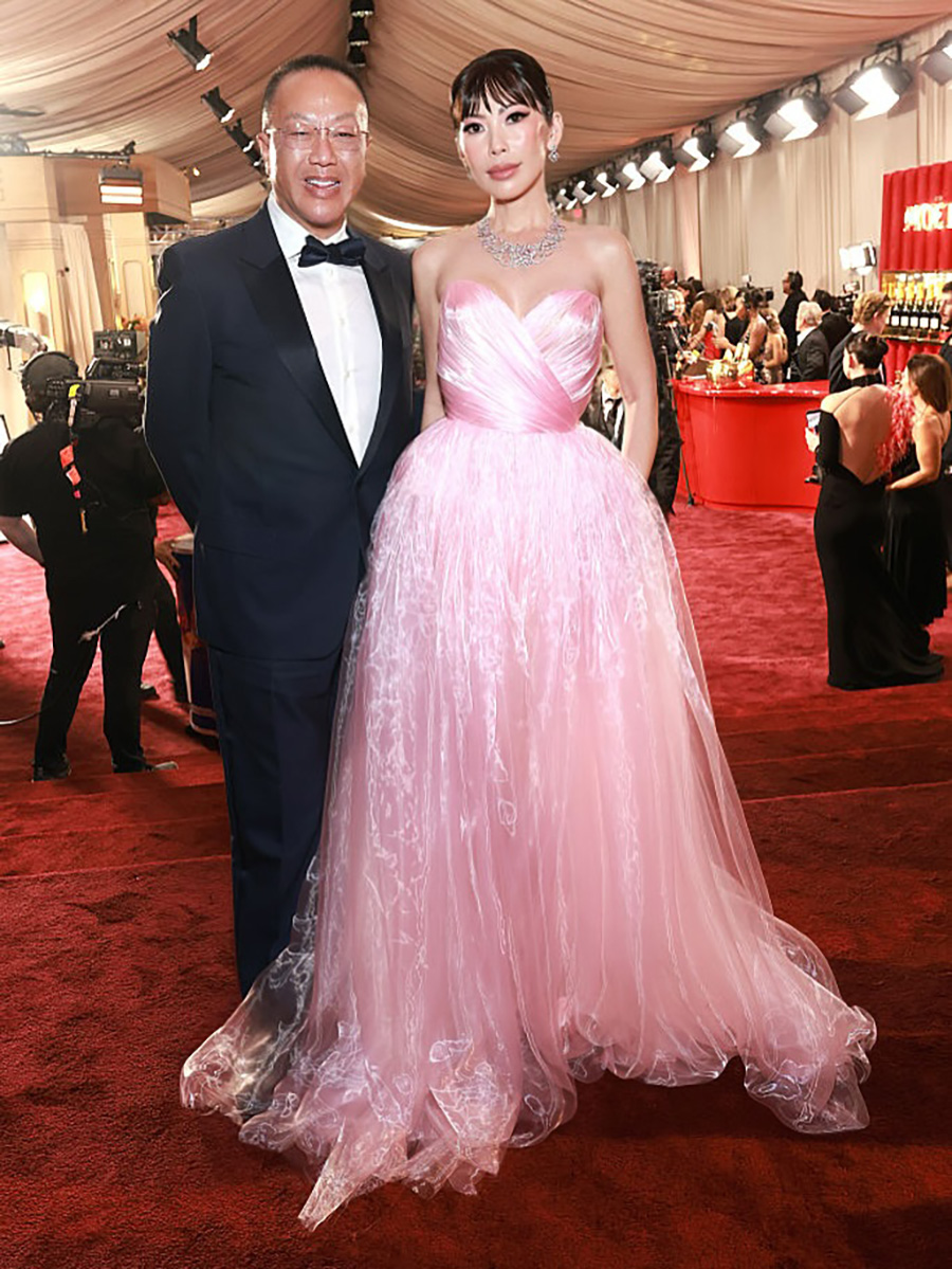 Dr. Chiu and his wive at the Golden Globes Reception 