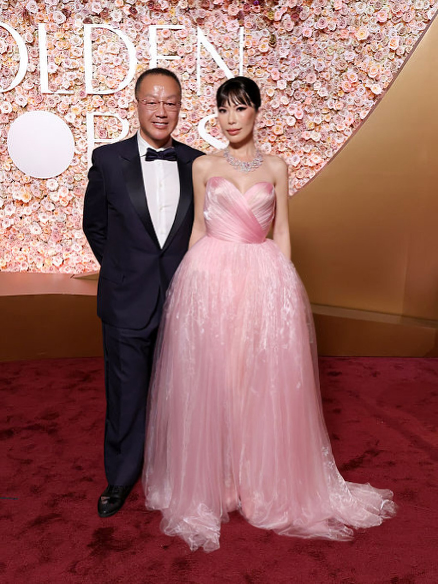 Dr. Chiu and his wive at the Golden Globes