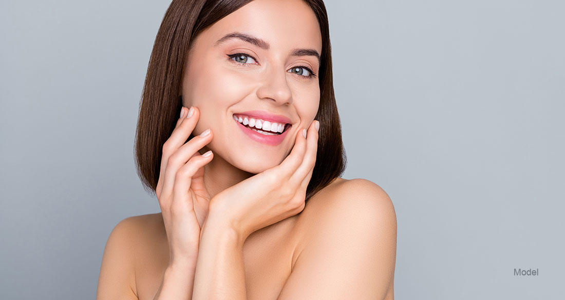 Beautiful woman smiling